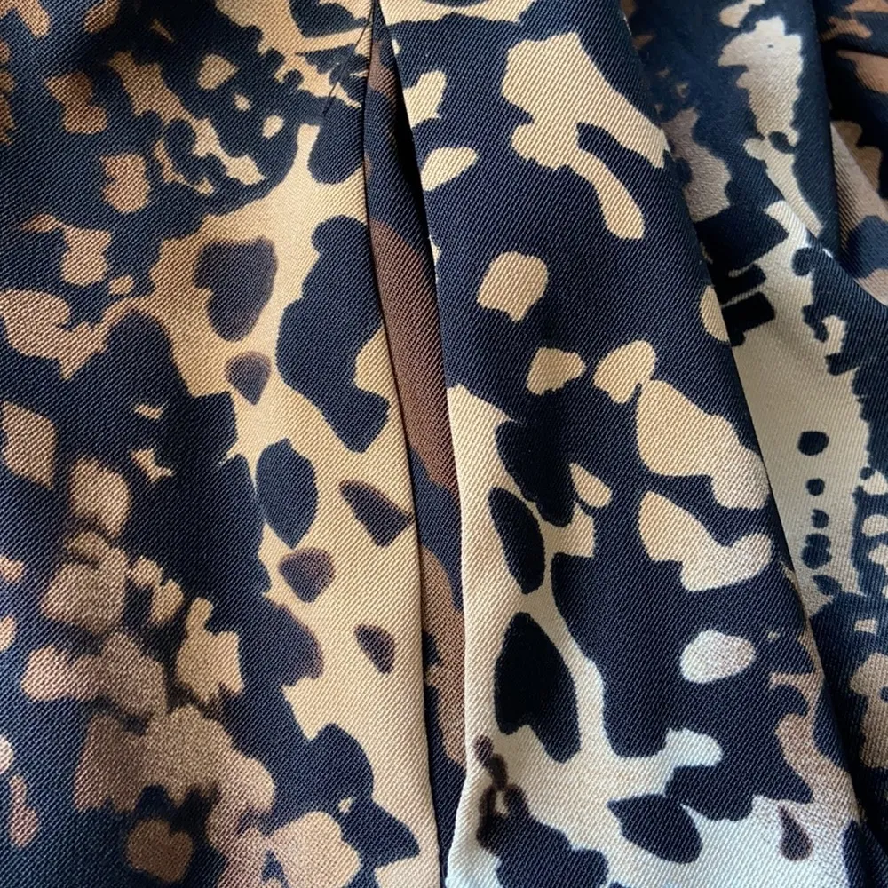 AB Studio Women’s Animal Print U-Neck MIdi Dress Size 6 NWT - Image 7