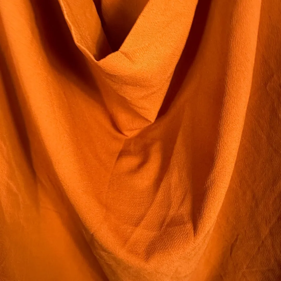 SHEIN Vibrant Orange Pullover Blouse Size 6 - Image 4