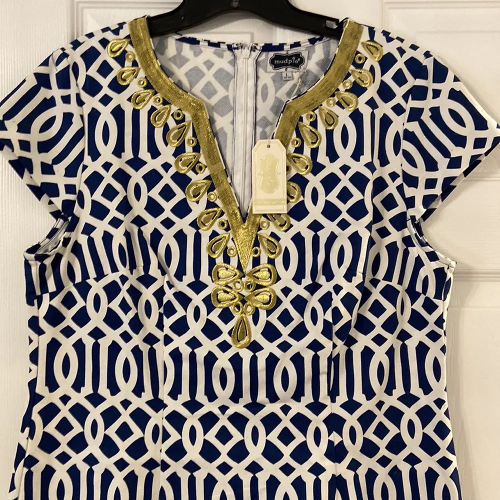 MUDPIE Jacks Dress size L length 38” bust 38” brand new with tags - Image 5