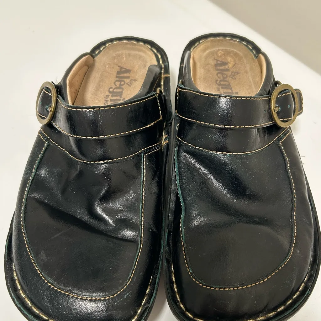 Alegria Slingback Clogs Black Size 6 - 6.5 US  36 EU - Image 6