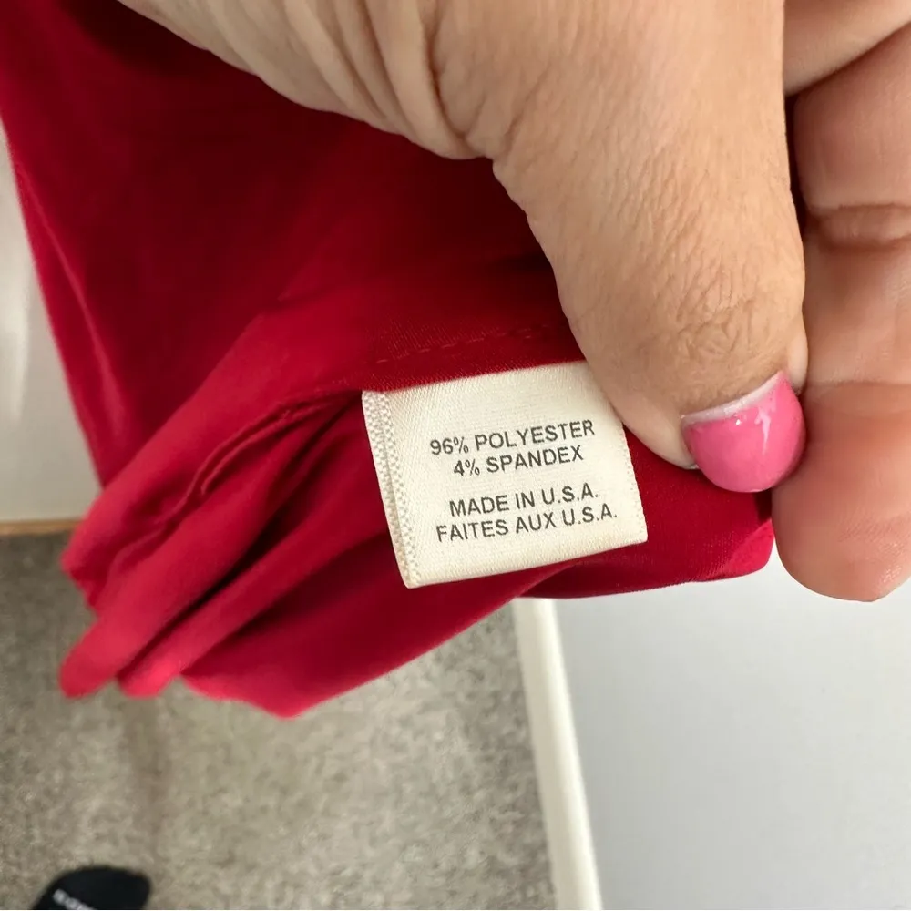 NWT MISA Los Angeles Veronica Wrap Dress in Red - Image 10