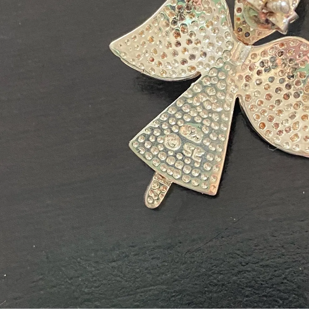 Southern Sterling Silver 2-tone Angel Earrings - Image 11