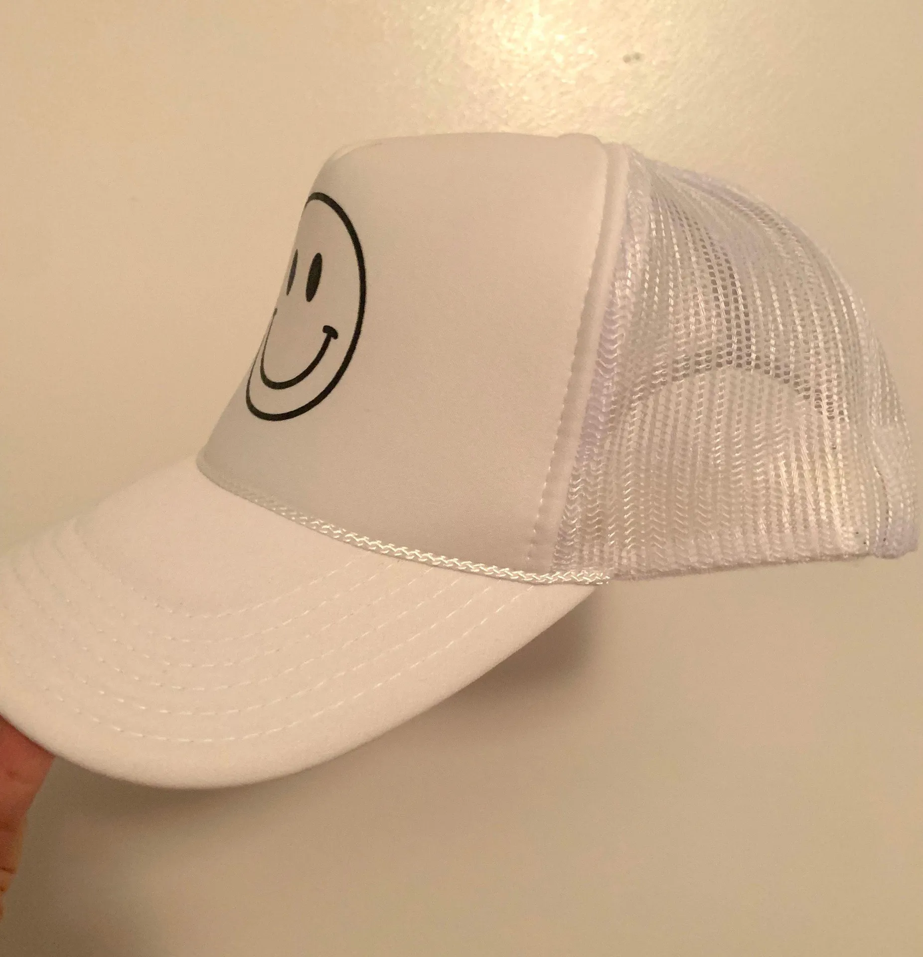 Urban Outfitters Smiley Face Trucker Hat - Image 2