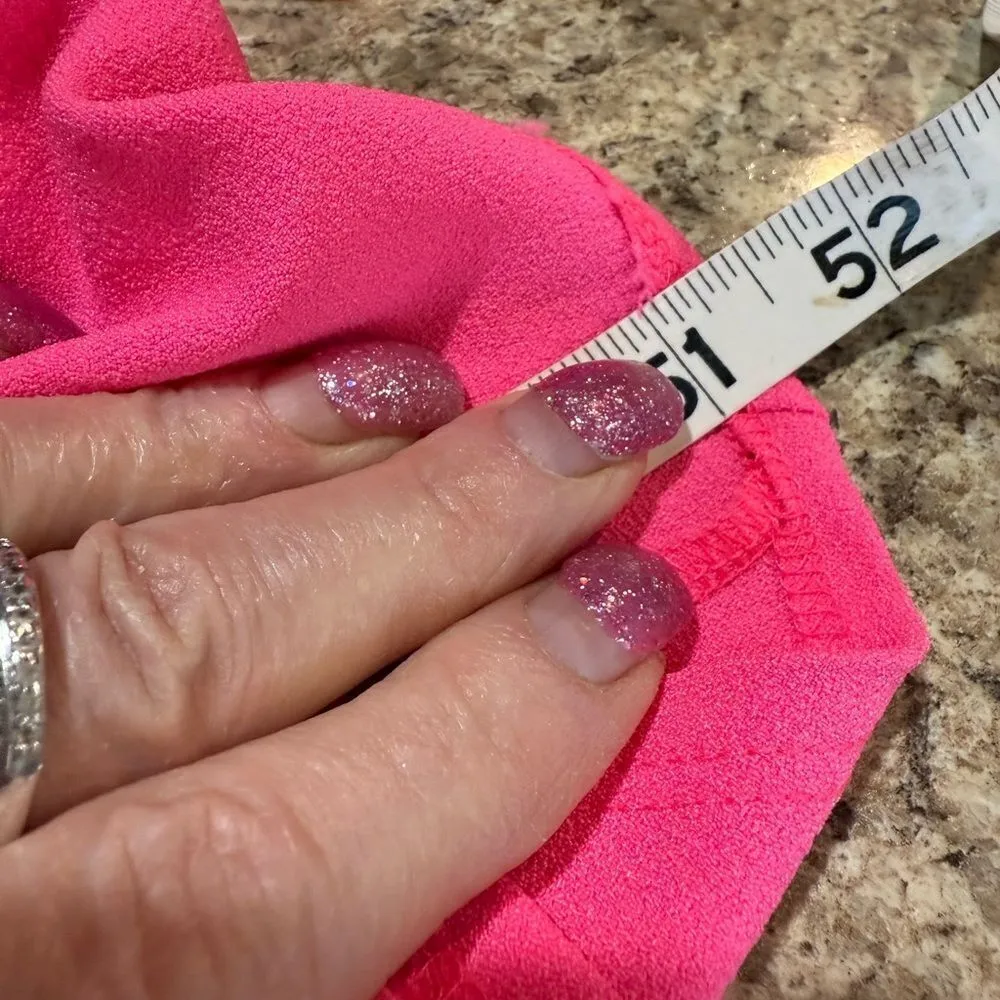 Julia Jordan Knot Neck Tulip Hem Dress Size 10 - Image 6