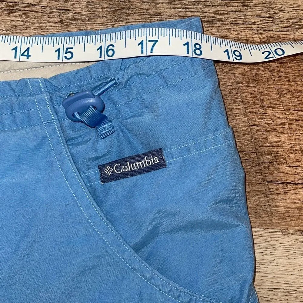 Columbia Sportswear Womens Mid Rise Cotton Blend Shorts Blue Large‎ - Image 6