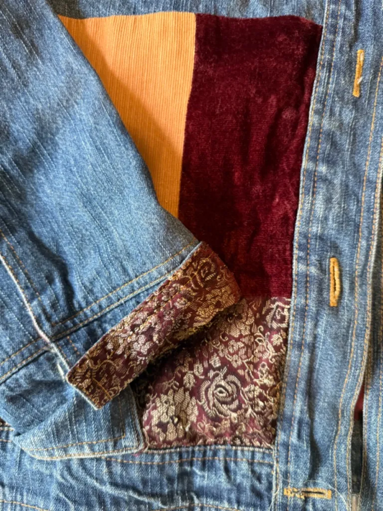 August Max Patchwork Jacket - Image 3