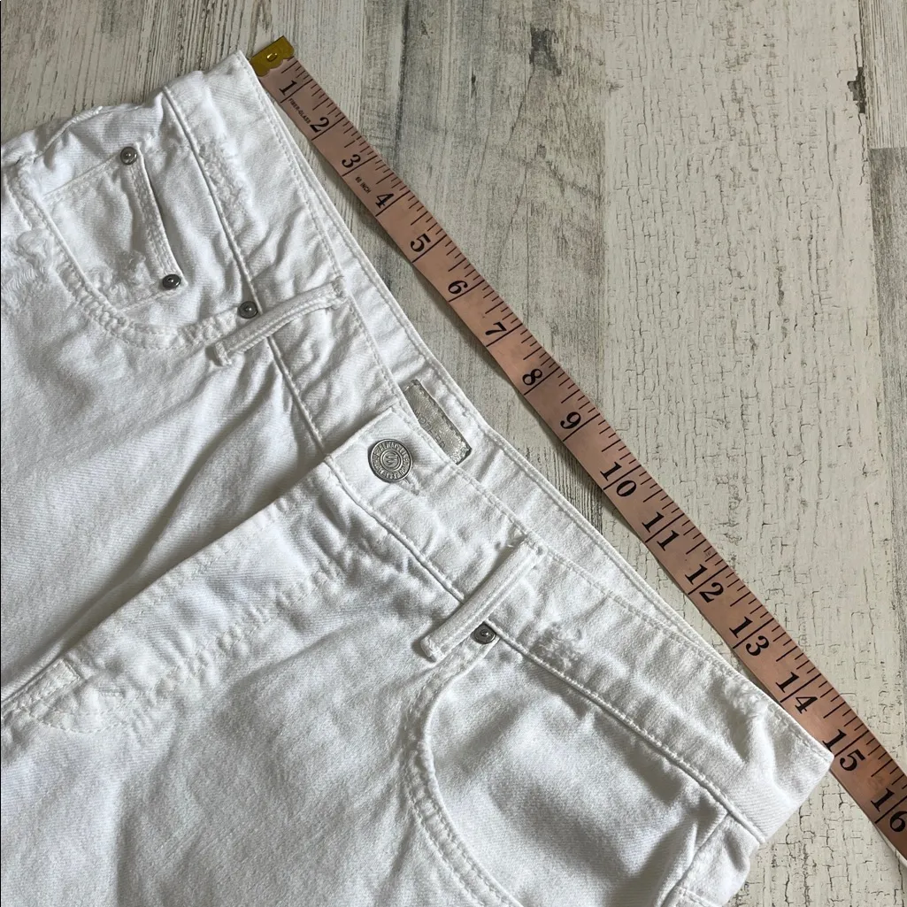 MOTHER The Loosey Fray Short Size 27 White - Image 14
