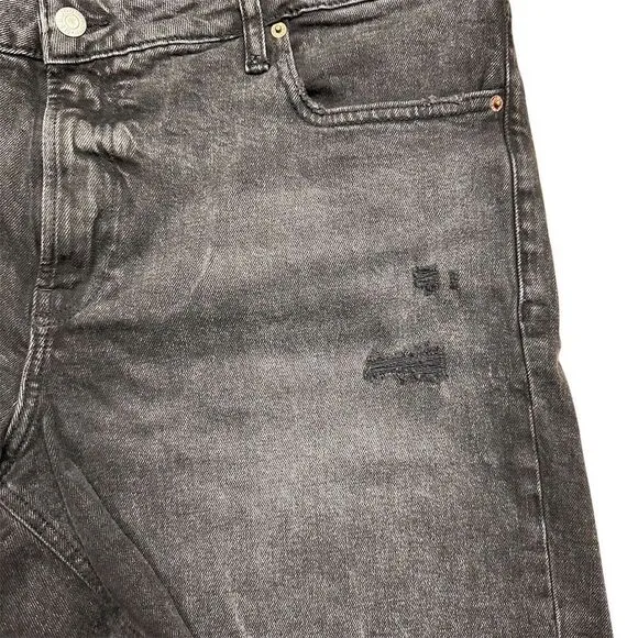 NWT Old Navy Women's Midrise O.G. Loose Denim Shorts Black Size 18‎ Summer - Image 2