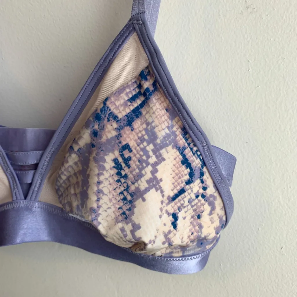 Ell = Ale Purple Snake Print Bralette - Image 5