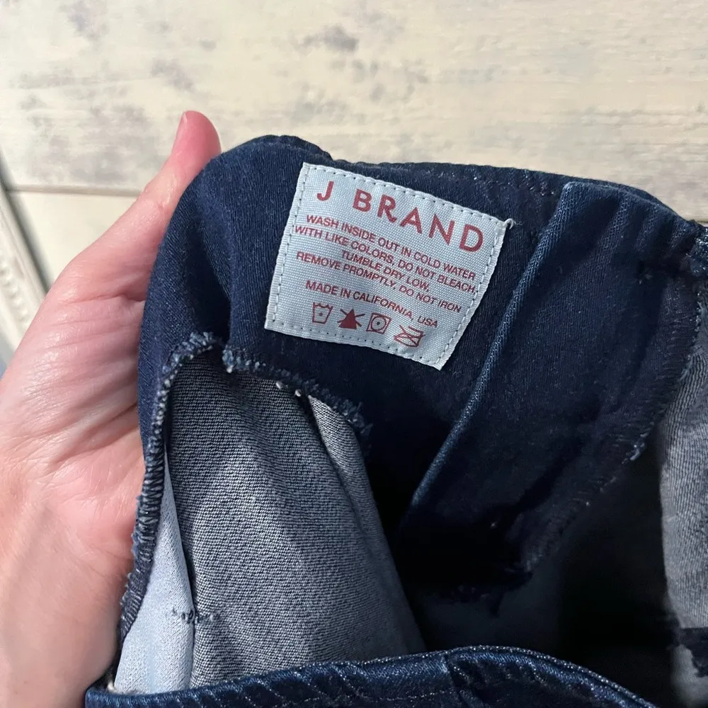 J Brand Sailor Wide Leg Pull On High-Waisted Pants with Button Detail Size 29 - Image 9