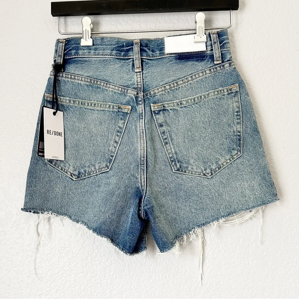 NWT RE/DONE 50s Cutoff High Waist Organic Denim Shorts 25 - Image 6