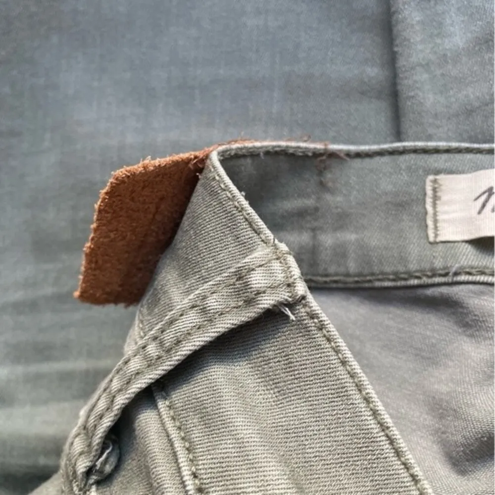 Madewell Jeans 9” High Rise Skinny Exposed Button Fly Olive Green Size 25 | 0 - Image 9