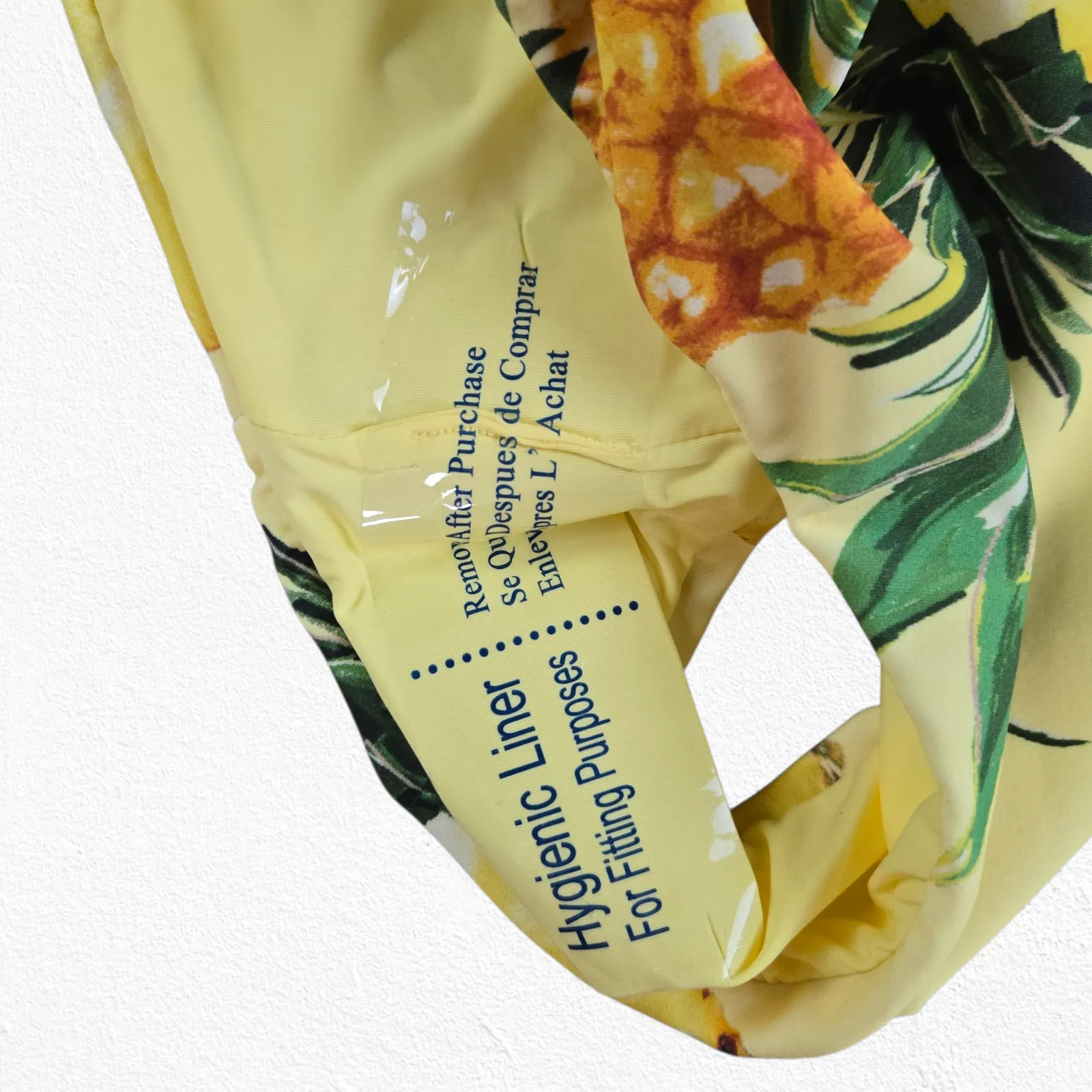 Anthropologie Pina Colada Pineapple High Waist Modest Bikini Bottoms Size XS - Image 5