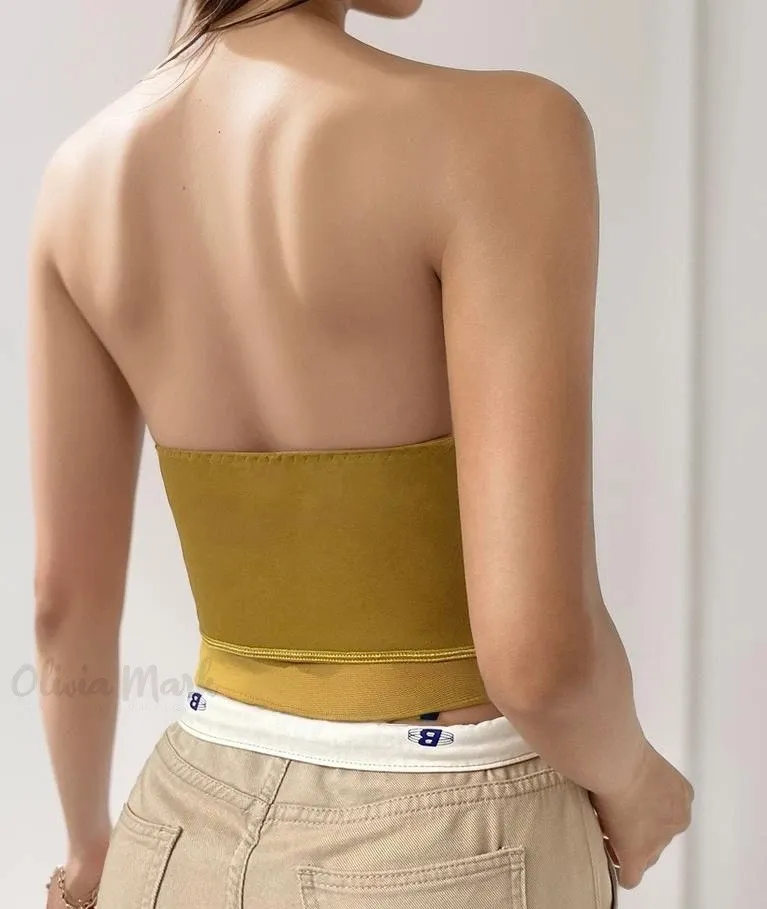 Corset/Bustier Top- Chartreuse- Size Medium- NWT - Image 2