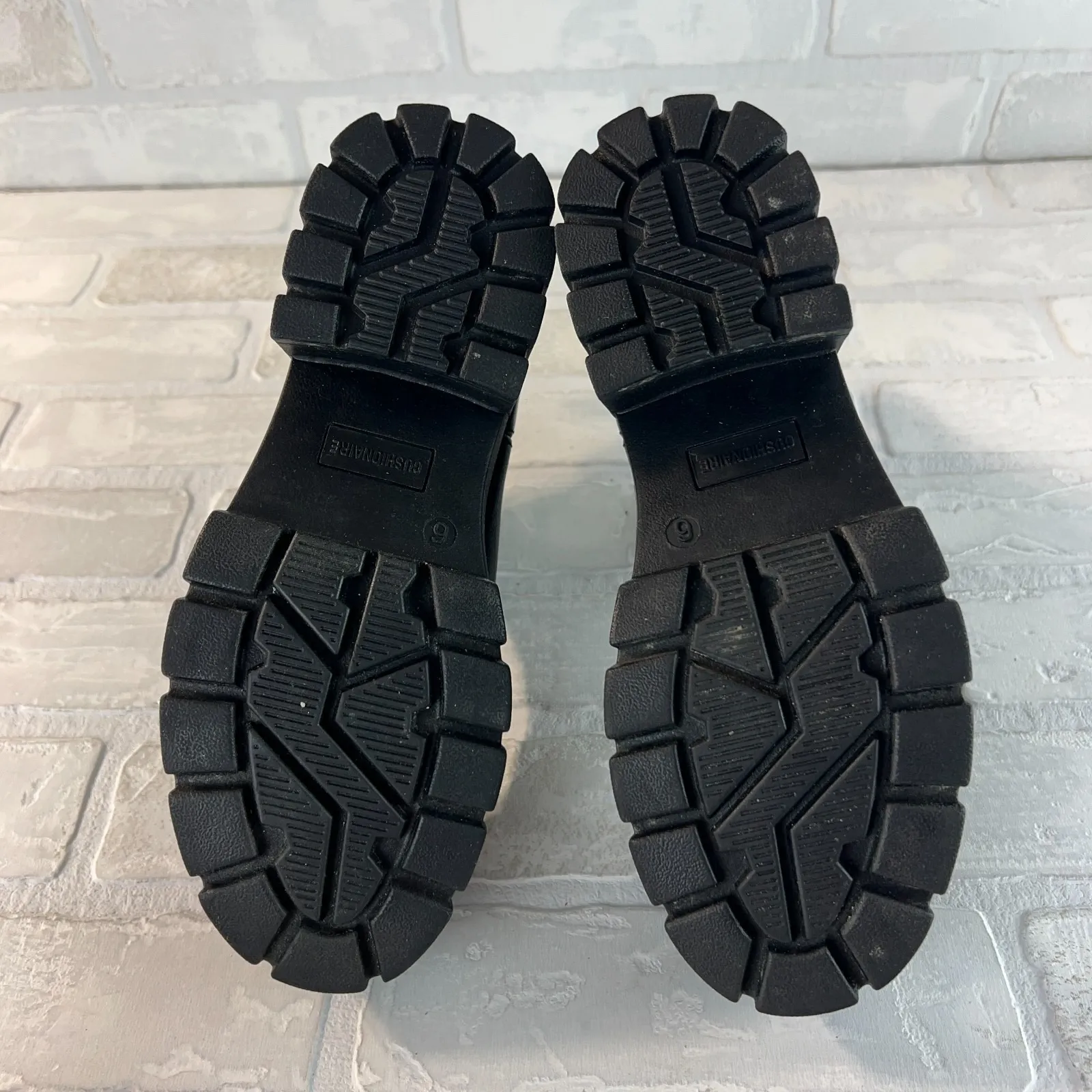 Cushionaire Ankle Boots Womens 7 Black Sasha Chelsea Memory Foam Lug Sole Bootie - Image 9