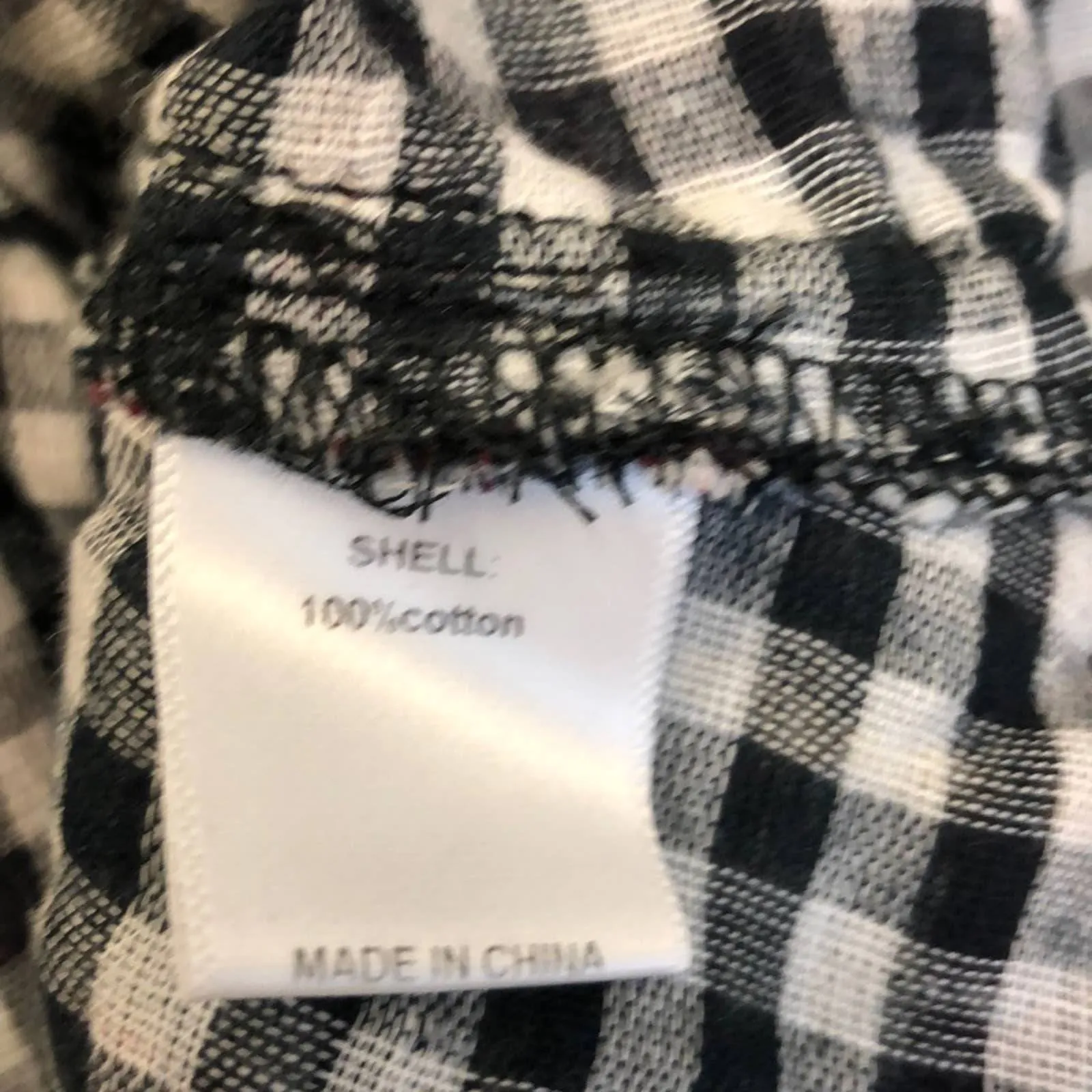 Stitch Fix SKIES ARE BLUE plaid roll up sleeve button‎ pullover 100% cotton M - Image 4