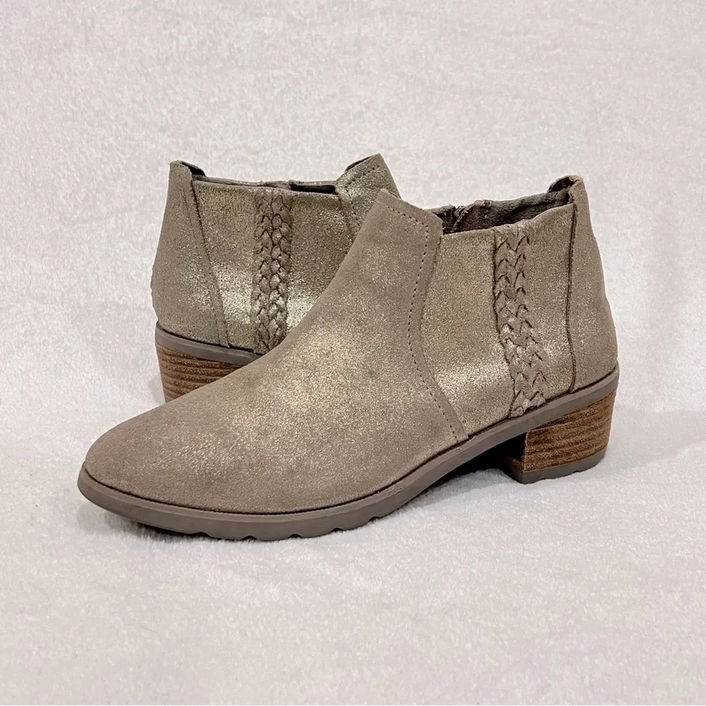 REEF Metallic Leather Voyage Ankle Boot Size 7.5 - Image 6