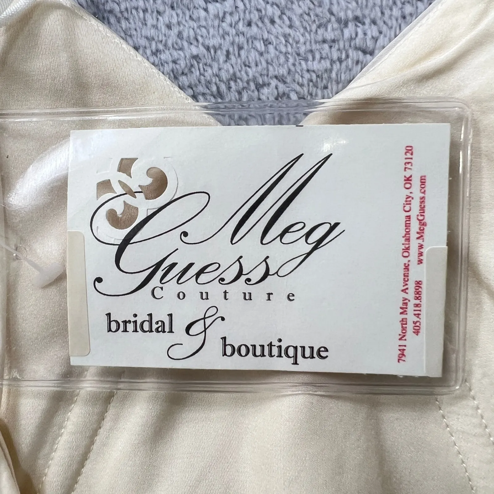 Leanne Marshall Faye Silk Chiffon Gown Ivory Size 12 NWT Bridal Wedding Dress - Image 10