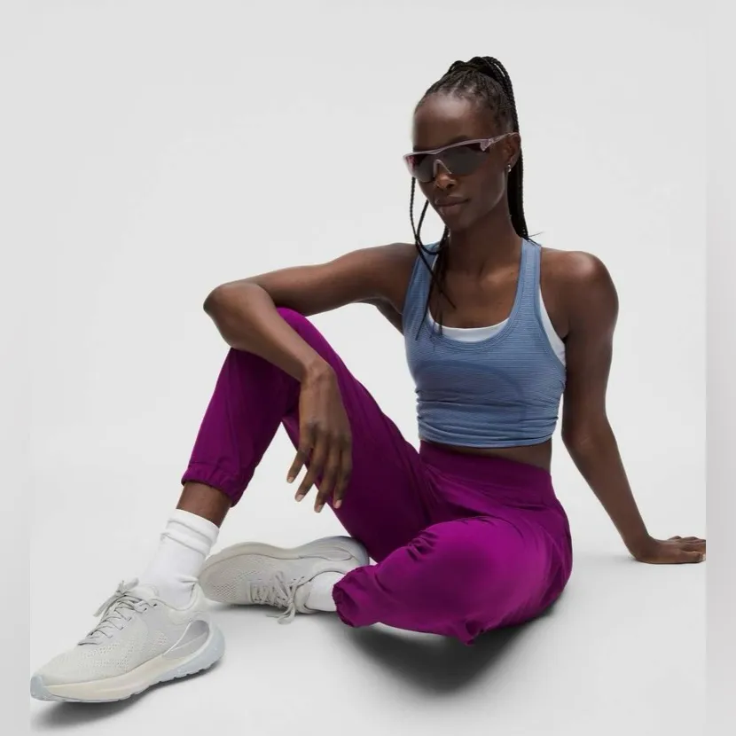 Lululemon NWT Adapted State High Rise Joggers Purple Size 12 - Image 6