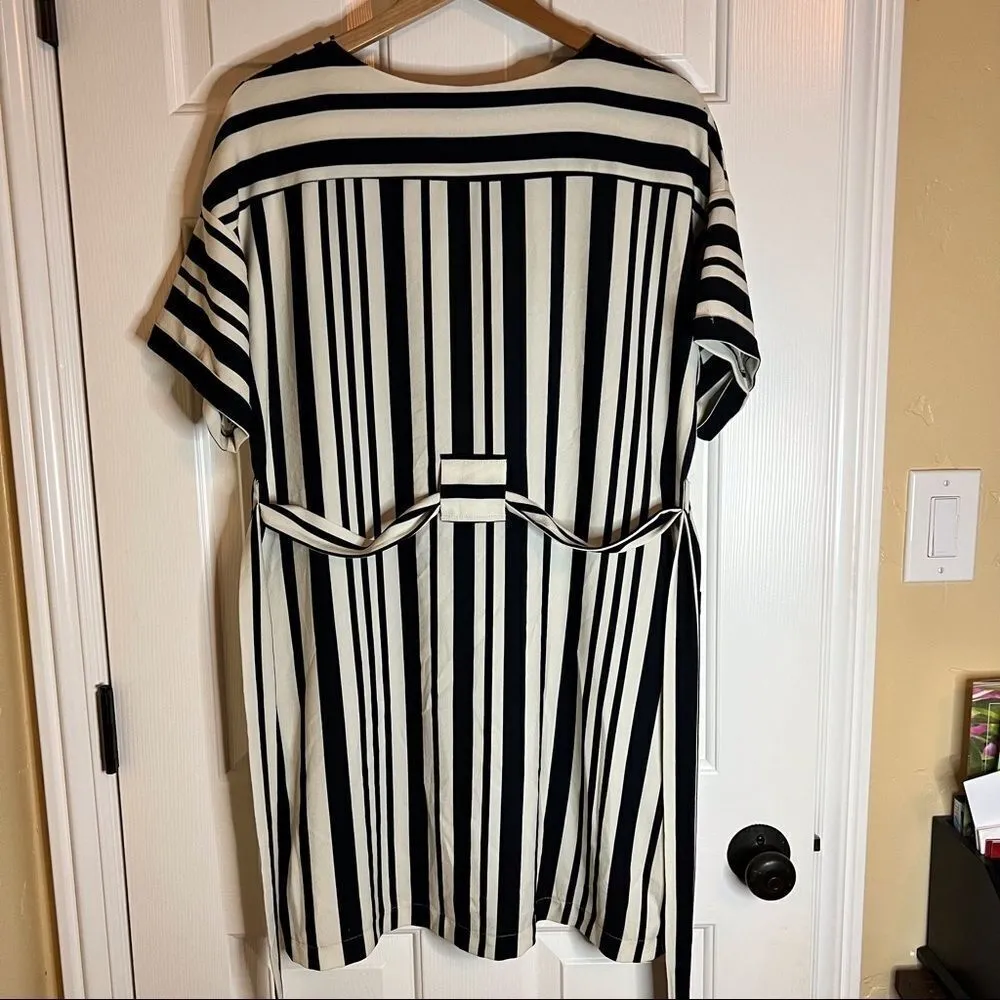 Felicity & Coco‎ Sterling W/Tie Dress Size Large. White - Image 5