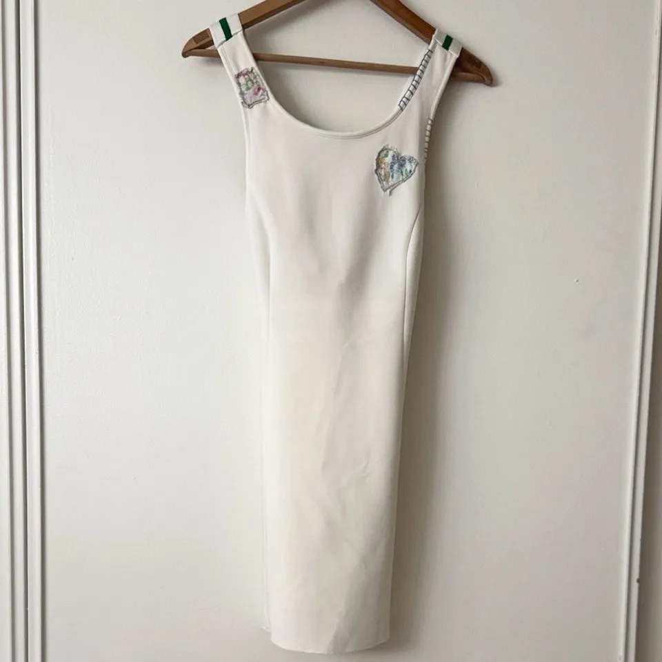 NWT LoveShackFancy XL Douglas White Tennis Dress - Image 2