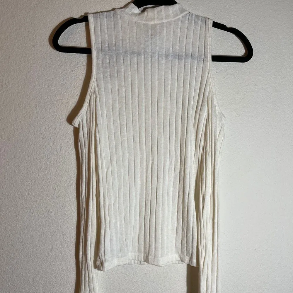 American Eagle Ribbed‎ Cold Shoulder Sweater nwt - Image 2