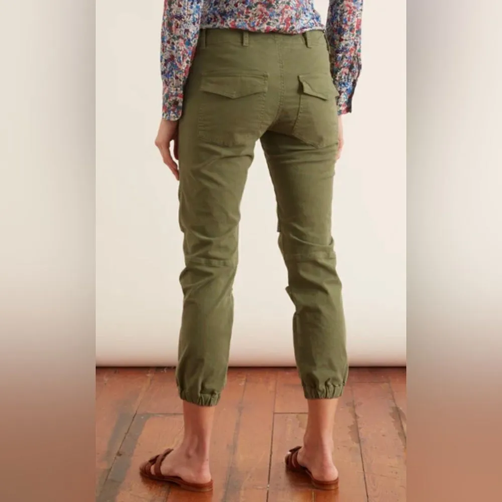 NILI LOTAN Cropped Military Pant in Camo size 4 Green - Image 16