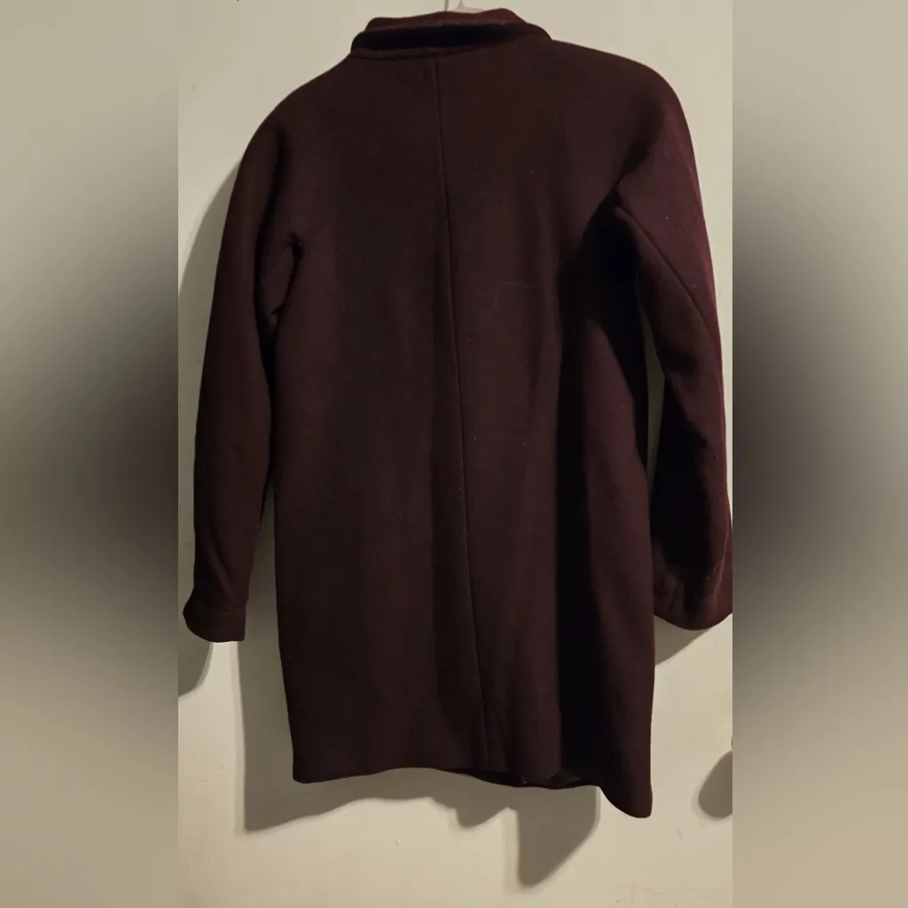 Vince Camuto Dark Red Trench Coat - Image 4