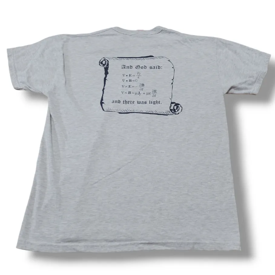 Vintage  Shirt Size Large Xavier Department Of Physics T-Shirt Unisex T-Shirt - Image 3