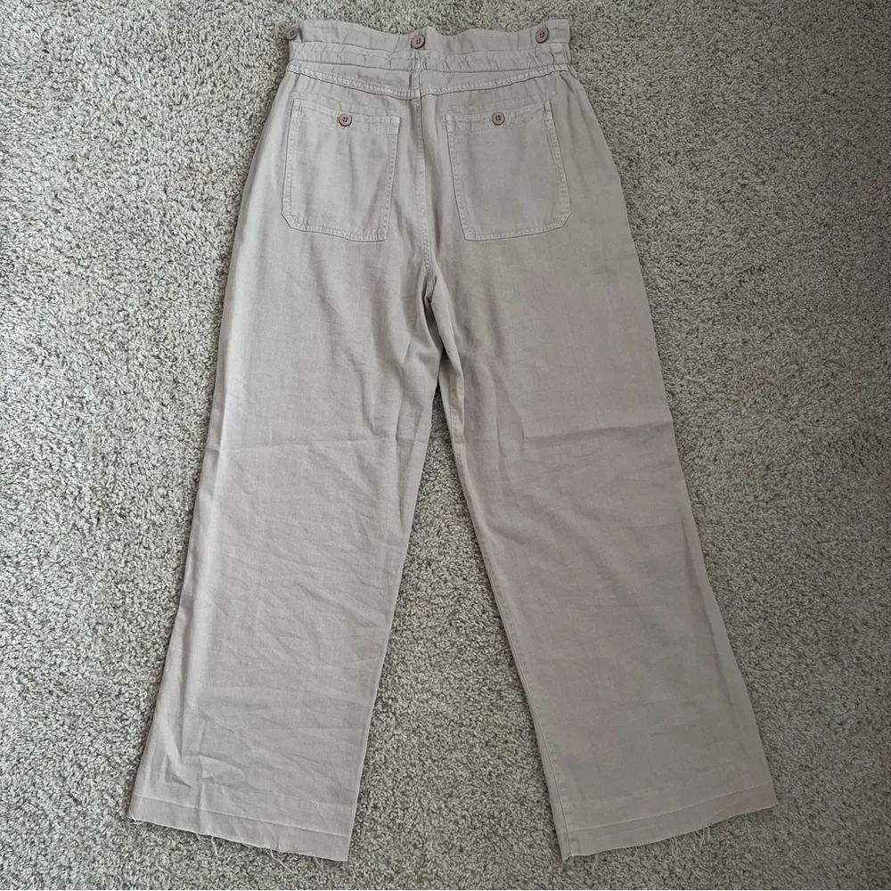 beige wide leg pants - Image 7