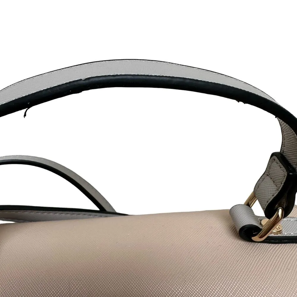 Dune London Two-Tone Satchel Bag Top Handle - Image 6