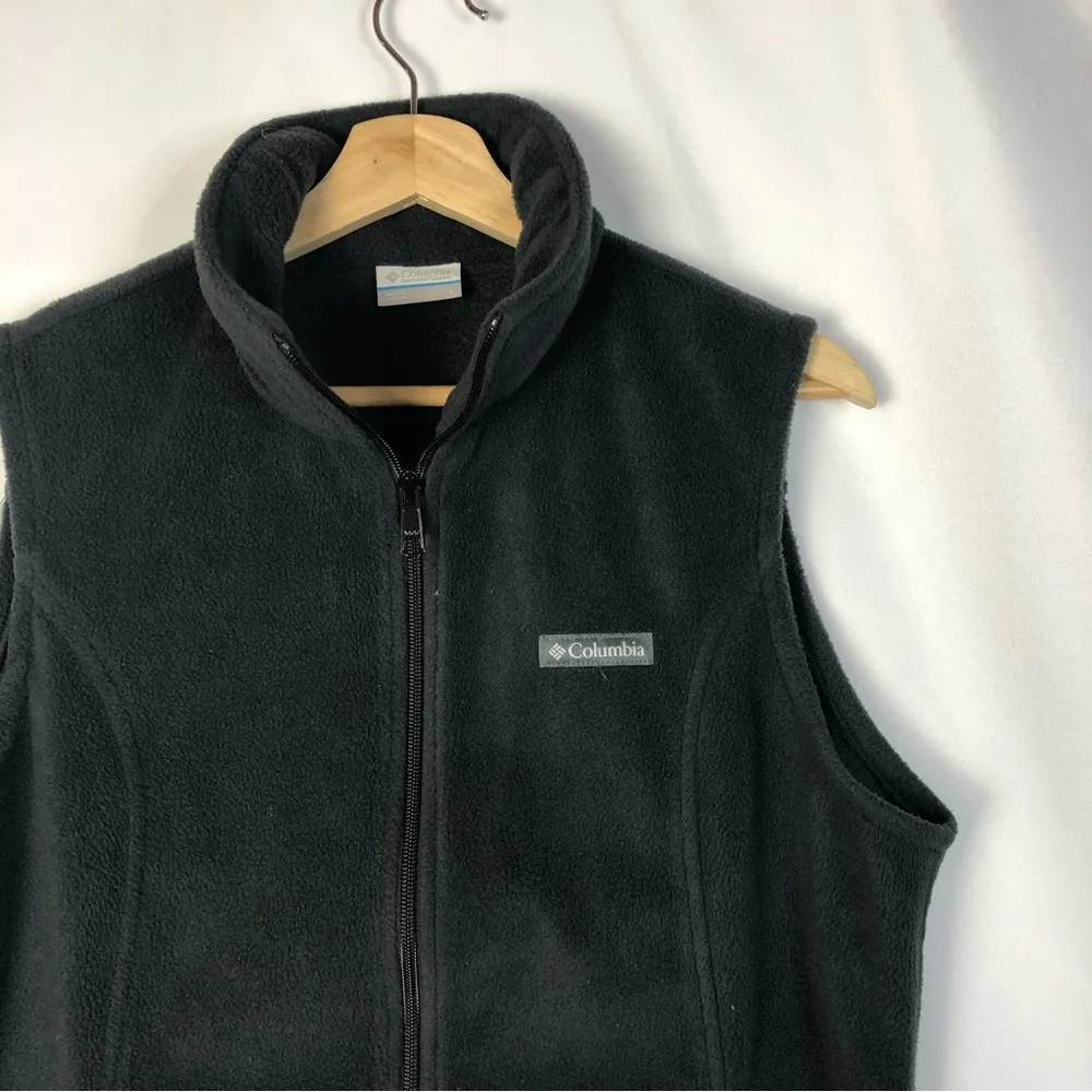 Columbia Benton Springs Black Fleece Full Zip Vest L - Image 4