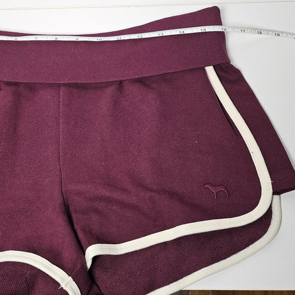 PINK Victoria's Secret Ivy Terry Foldover Shorts / Wild Rose/ Size L - 27075415 - Image 5