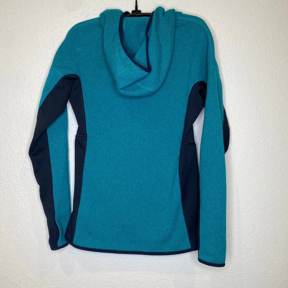 Women's Elwha Blue Patagonia Performance Better Sweater Hoody EUC Sz XS - Image 4