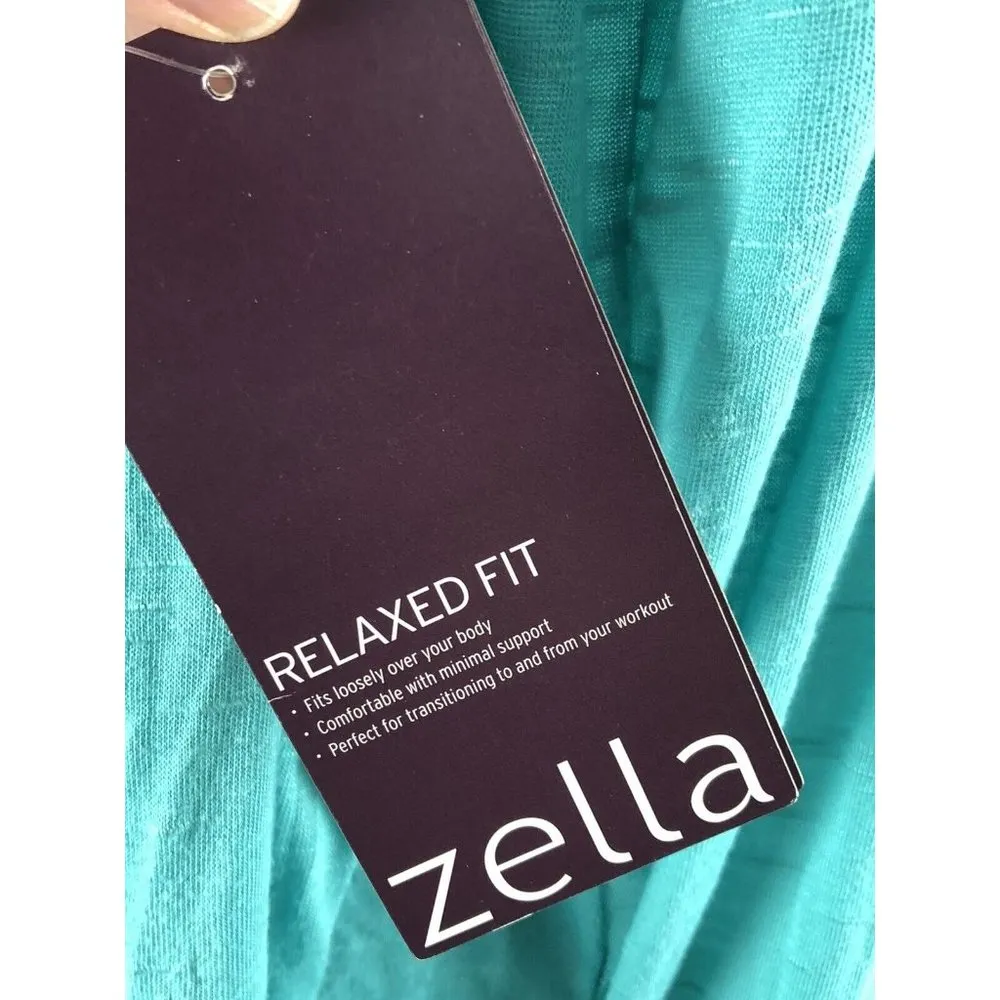 New Zella Athena Open Back Draped Cardigan Womens Sm Mint Vivid Activewear $68 - Image 5