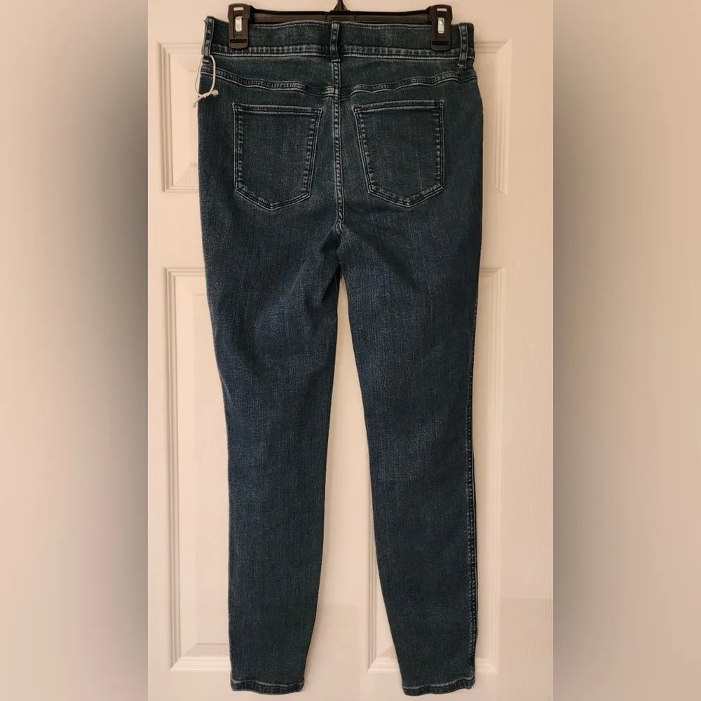 SPANX CLEAN INDIGO Blue Women’s SKINNY JEANS Size Medium - Image 3
