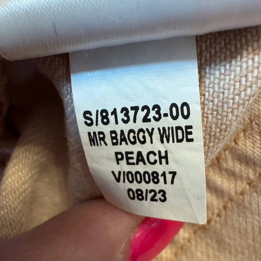 Old Navy Women's  Peach Wide Leg Jeans Size 4 - Image 5