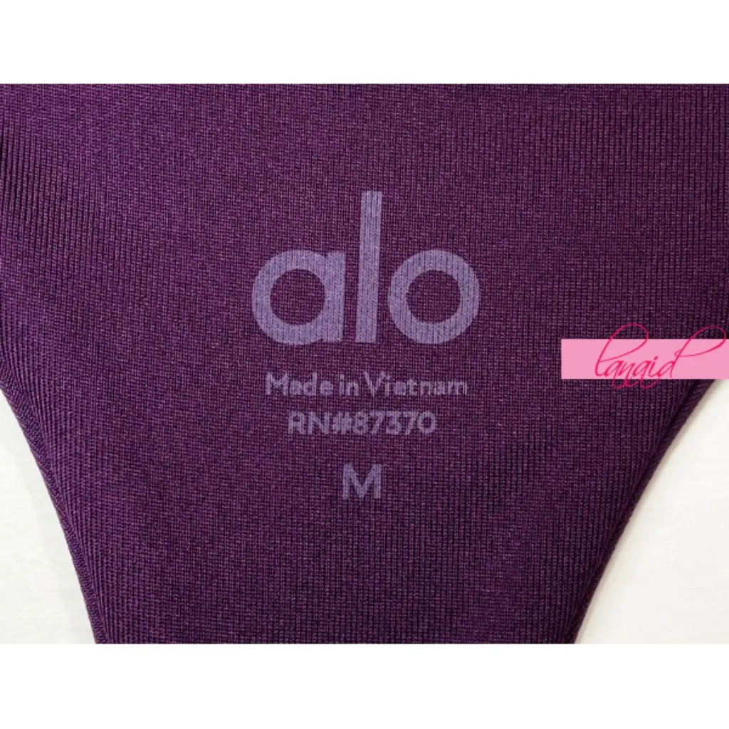 Alo Airlift Fly Dress Dark Plum Purple Padded Open Cut-Out Cutout Back Mini M - Image 7