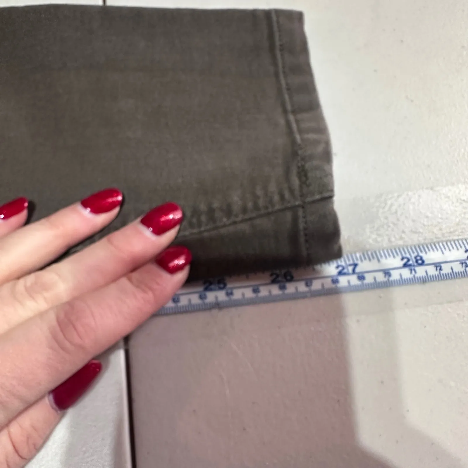 Democracy "Ab" Technology Womens Size 8 Brown Skinny Straight Leg Pants - Image 9