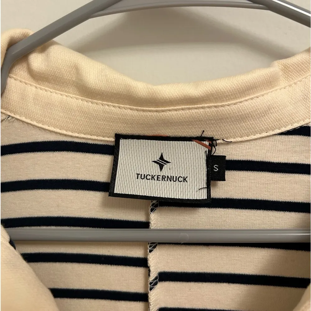 Navy Stripe Ashton Knit Polo Dress size Small (S) - Image 3