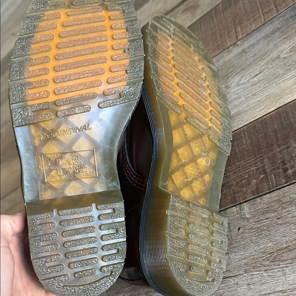 Dr. Martens  Cherry Red Ankle Boots - Image 5