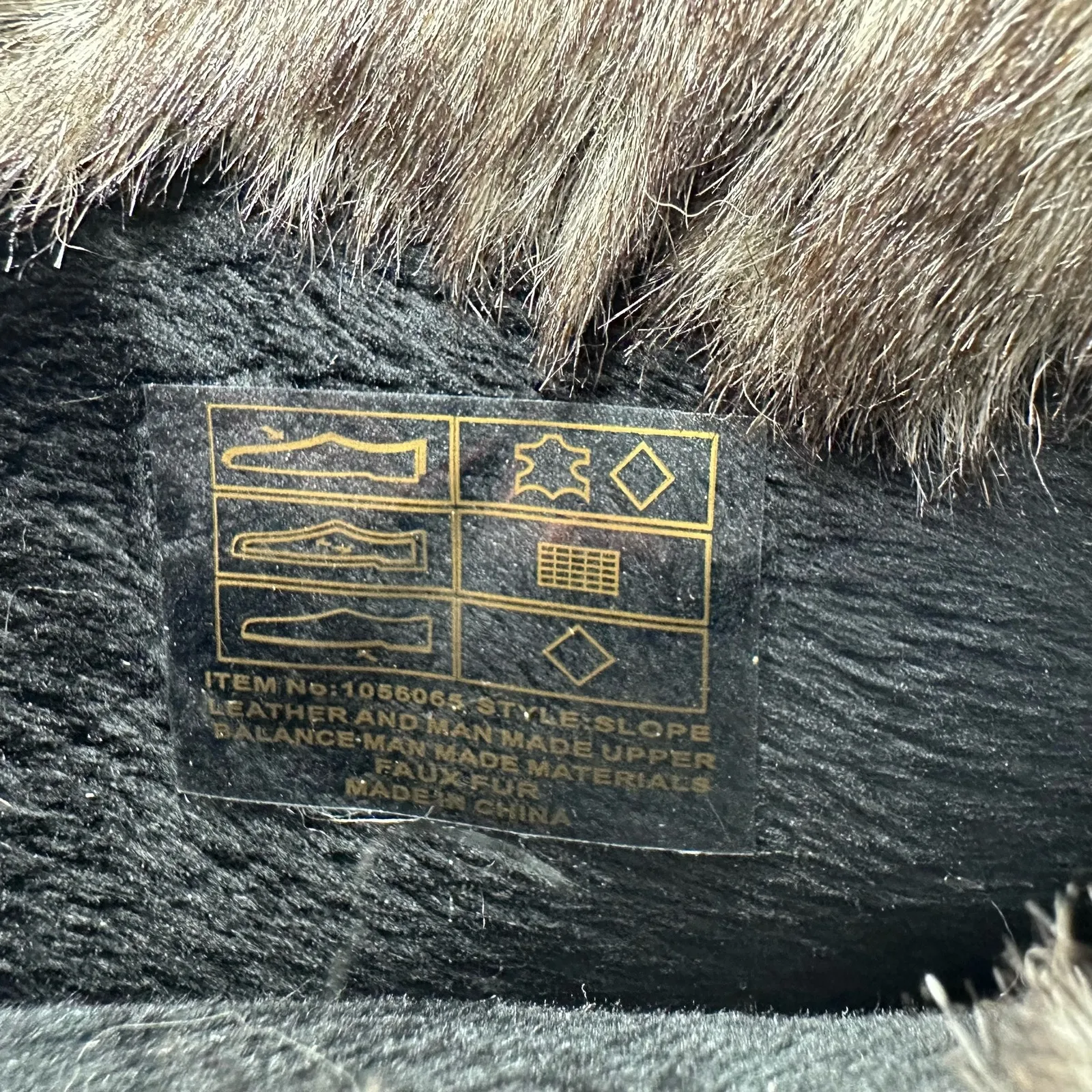 Khombu Size 9 Boots Black Leather Lace Up Faux Fur Side Zip Winter Mid Calf‎ NWT - Image 10