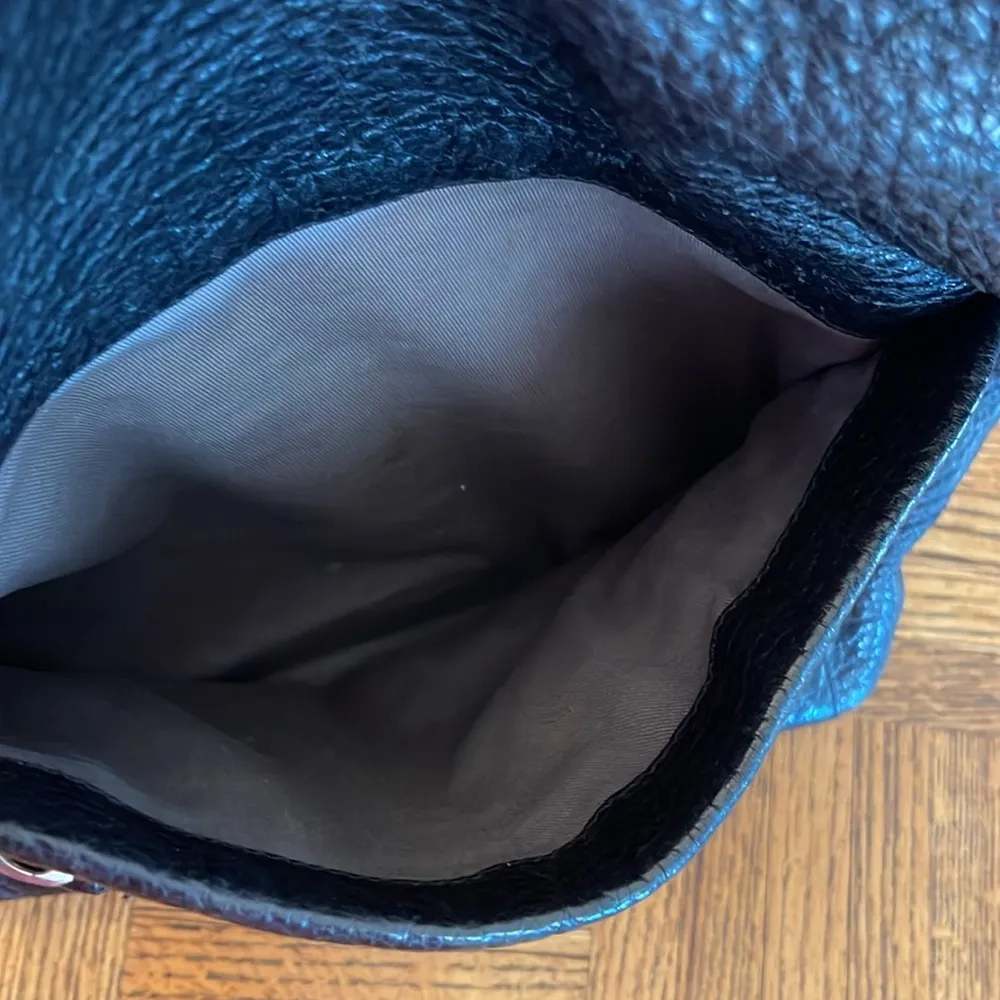 Coach pebble leather bag black - Image 3