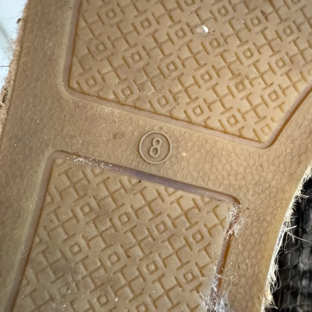 Tory Burch Max Snake print espadrille mule size 8 - Image 10