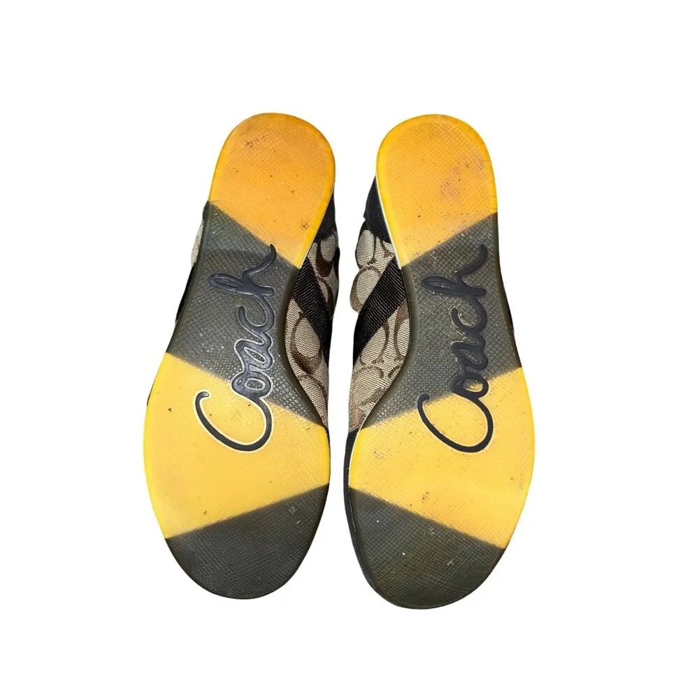 Coach Juli Casual Sneaker Shoes Womens 8M Used Q301 - Image 9