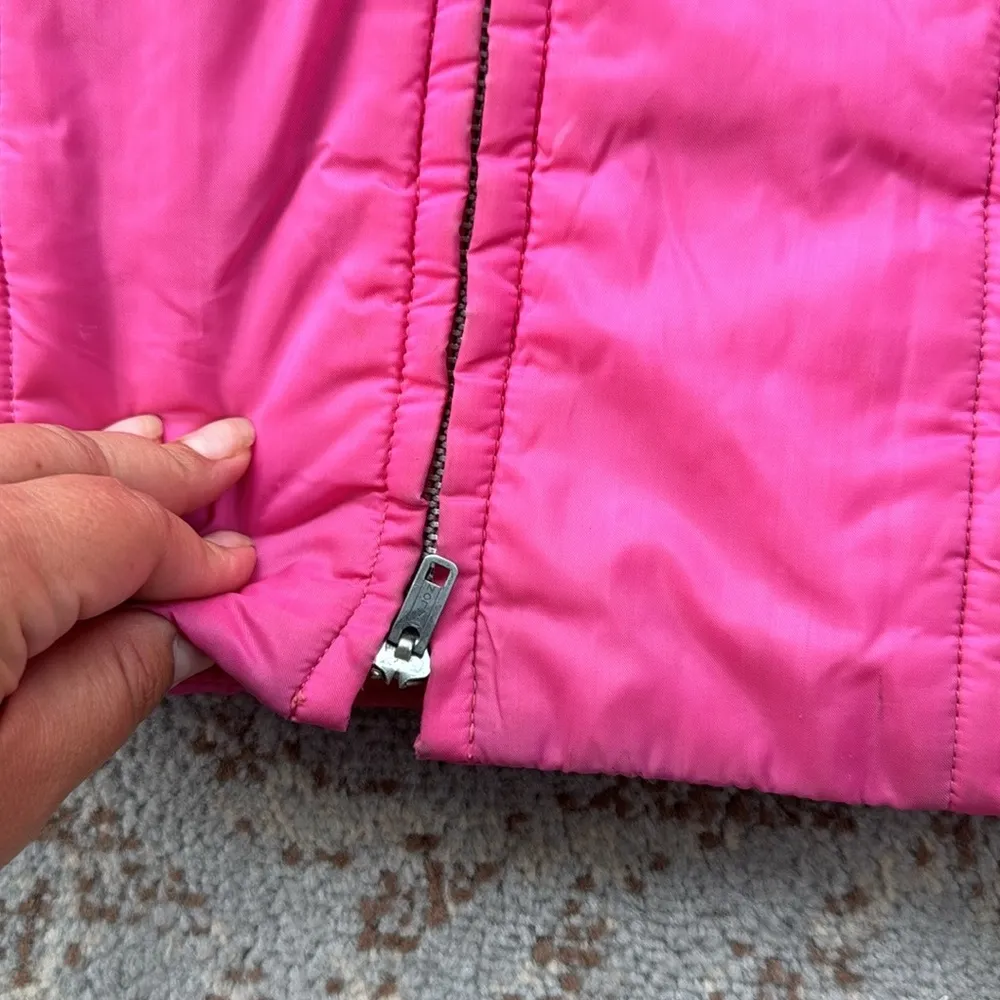 Vintage Aspen Ski Wear Two Piece Snow Ski Suit Hot Pink Medium - Image 3