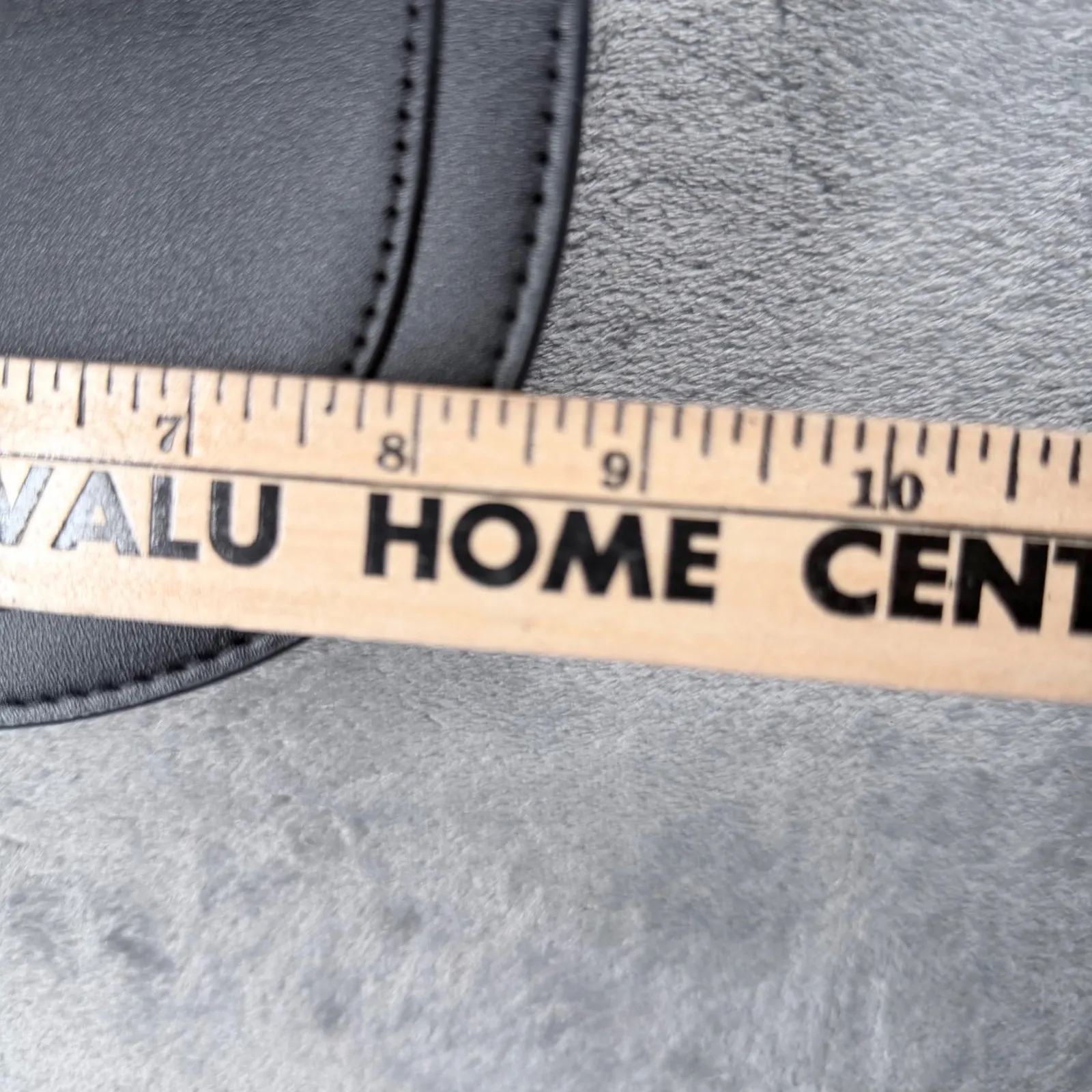 Badgley Mischka Black Saddle Bag Crossbody Purse Gold Hardware Minimalist Chic - Image 14