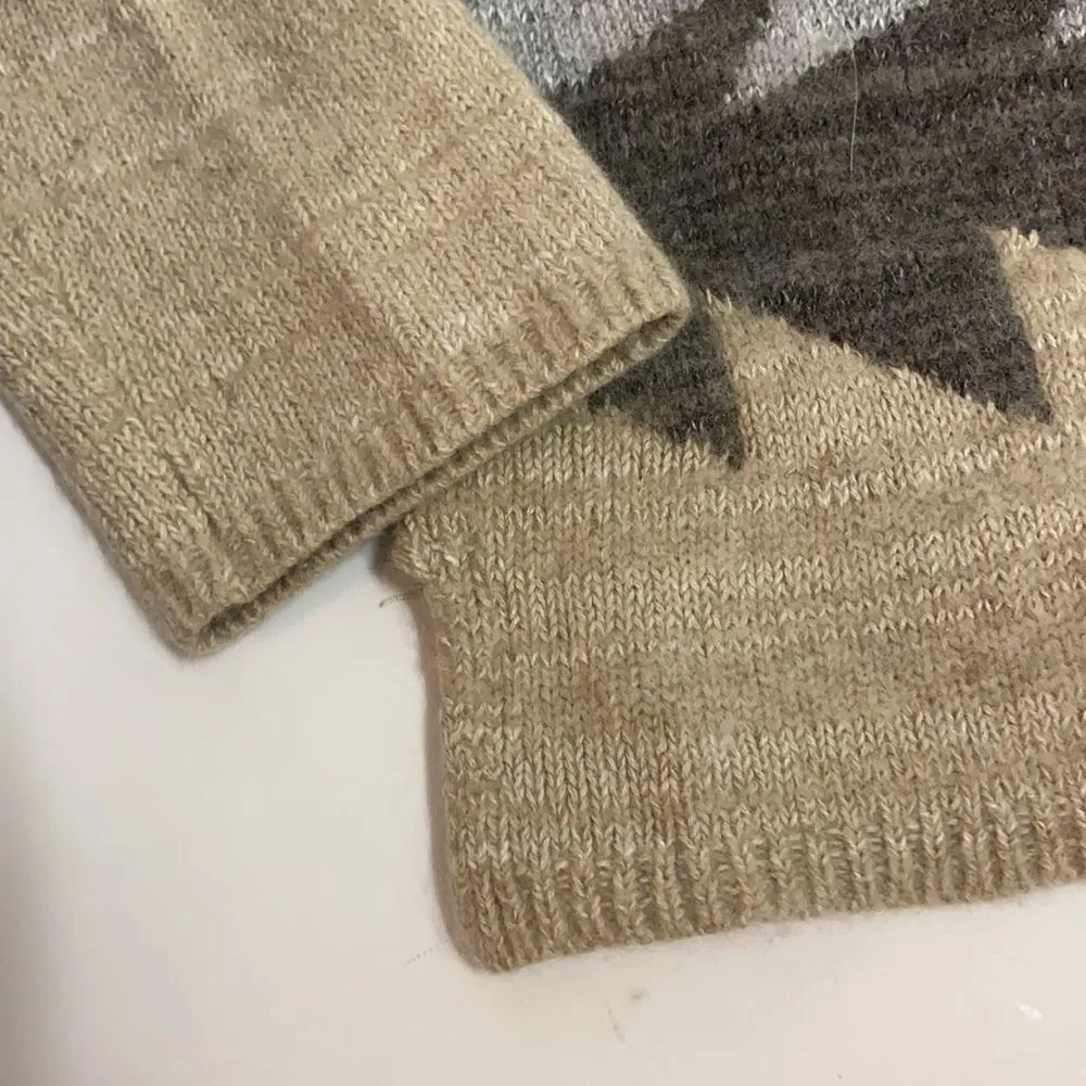 Ralph Lauren Aztec Country Wool Blend Sweater Petite Large - Image 4