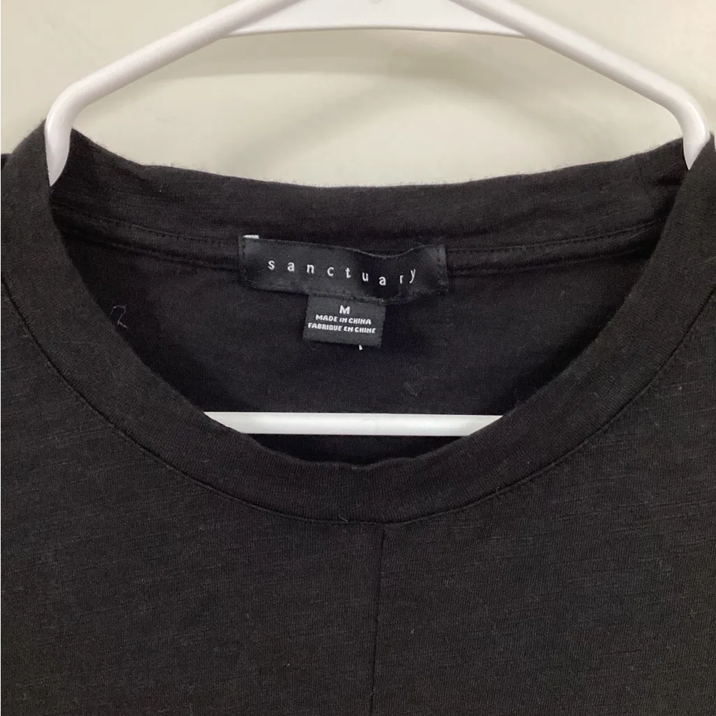 Sanctuary Black Short Sleeve Tee - Image 2