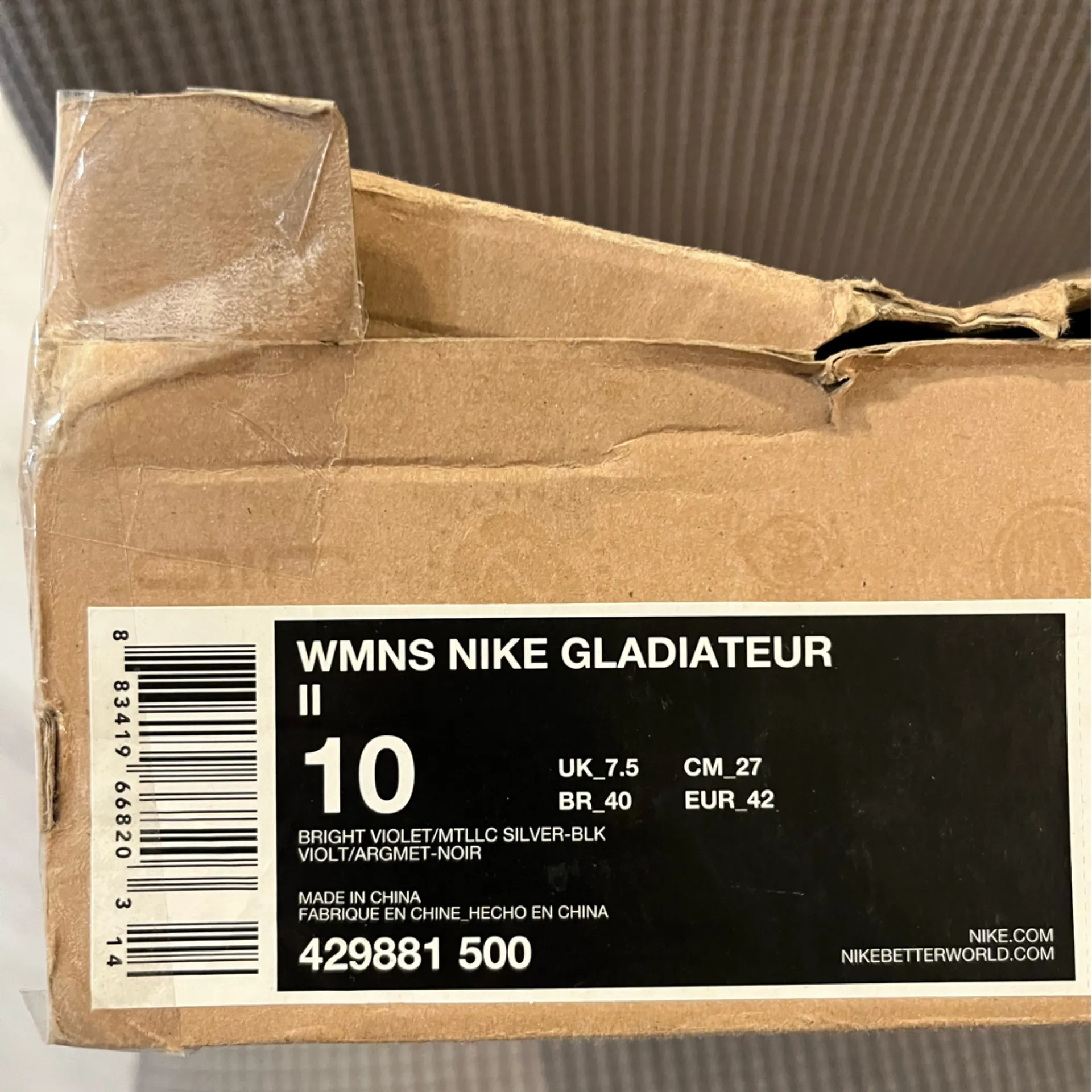 Nike Women's Purple Gladiator Sandals - Image 8